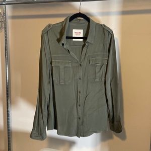 Mossimo olive green shirt XXL